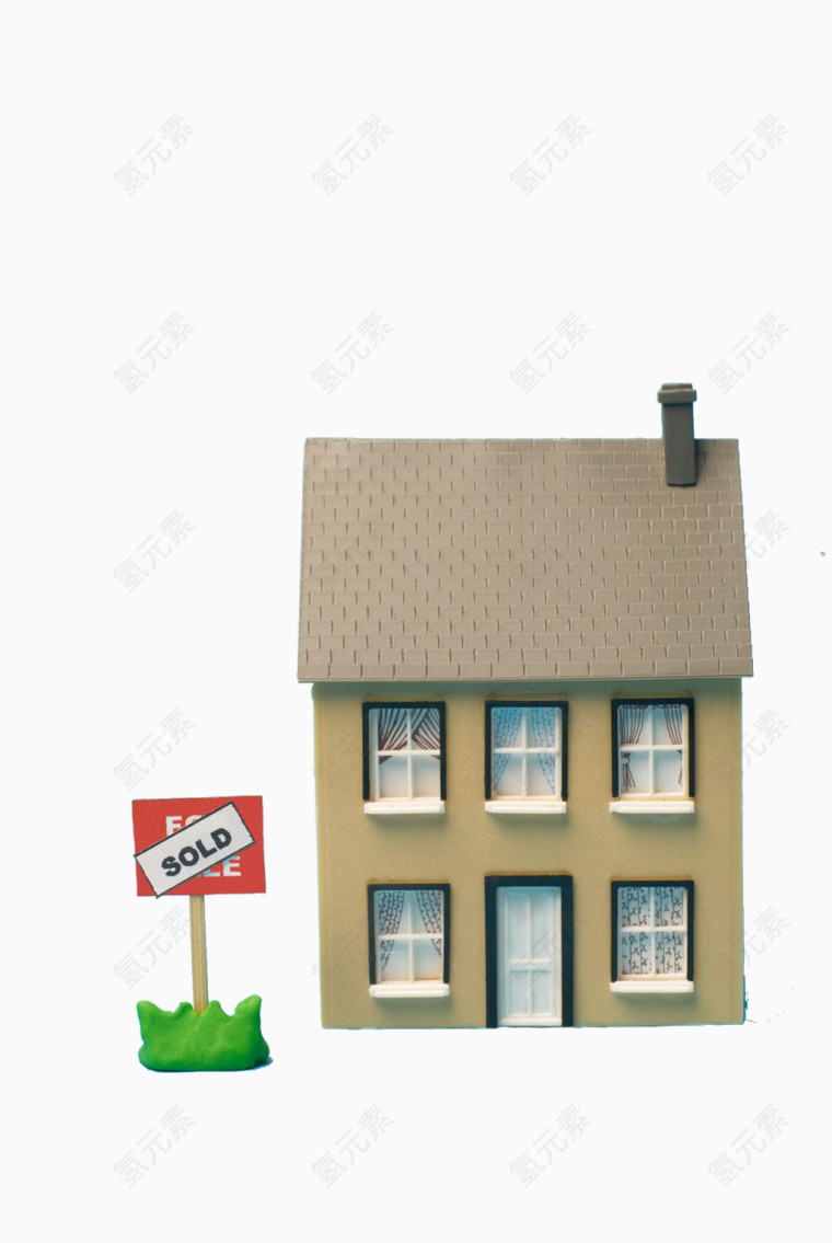 户外房屋标签模型