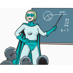 数学教师女超人