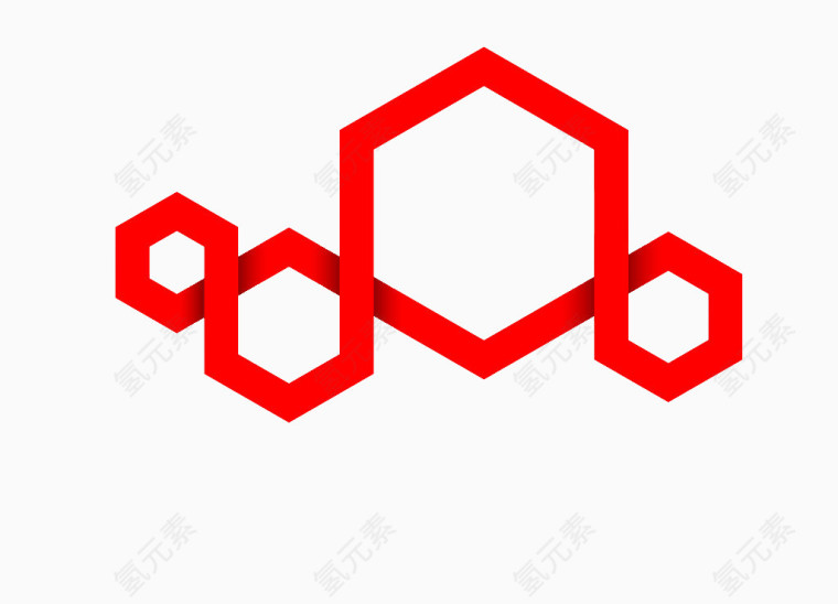 创意六边形装饰图片素材