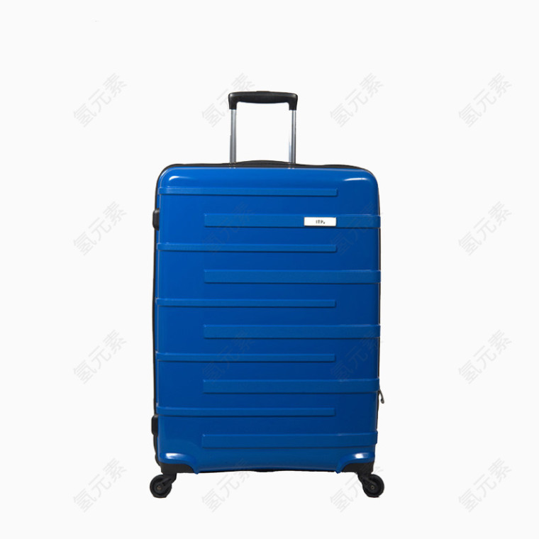 宝蓝色硬质行李箱