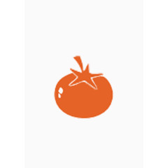 PPT设计橙色西红柿小图标