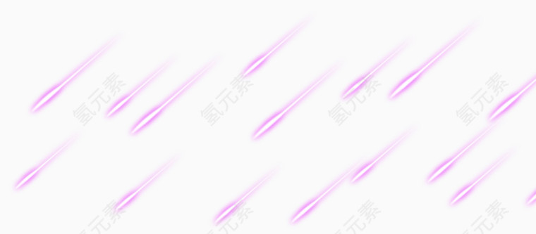 紫色流星线条漂浮素材