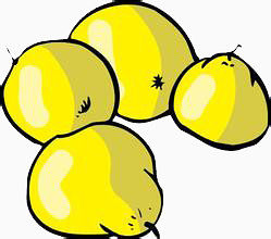 黄色的鸭梨