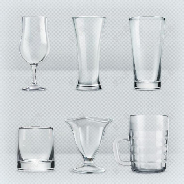 玻璃杯 透明杯子