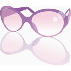 紫粉色眼镜