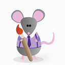可爱老鼠桌面图标下载
