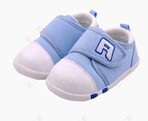宝蓝色婴儿鞋