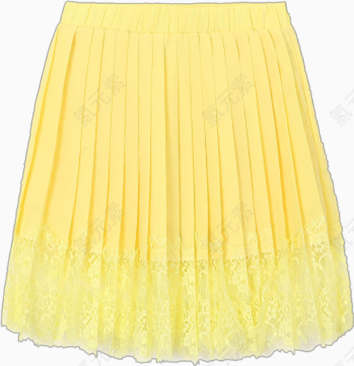 黄色半身裙