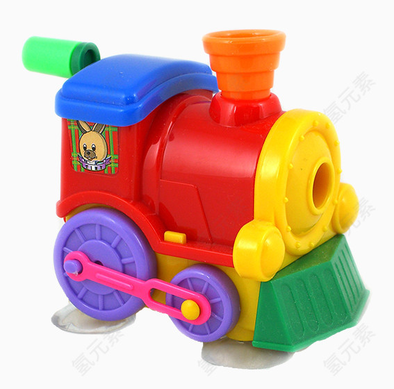 红色玩具火车