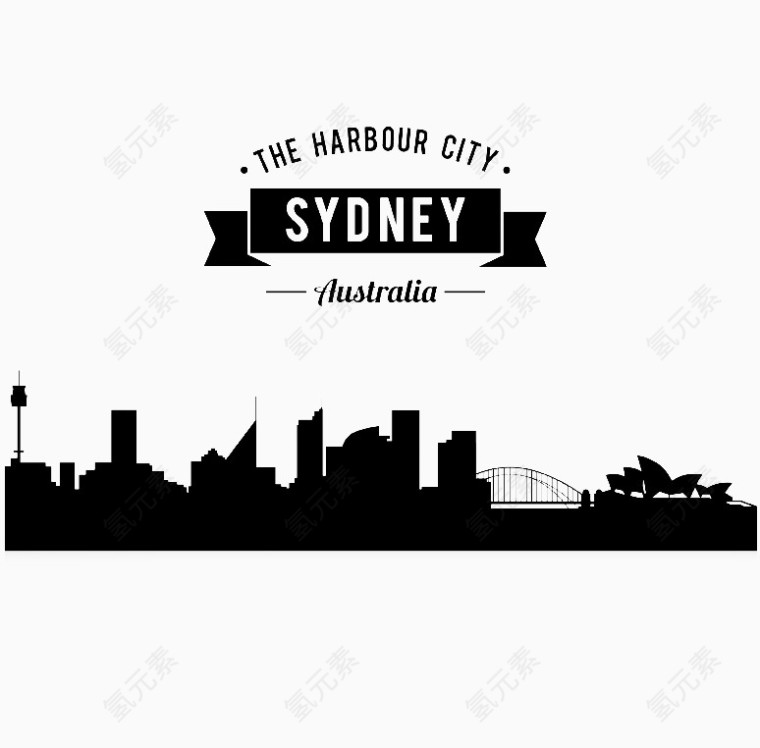 悉尼城市剪影