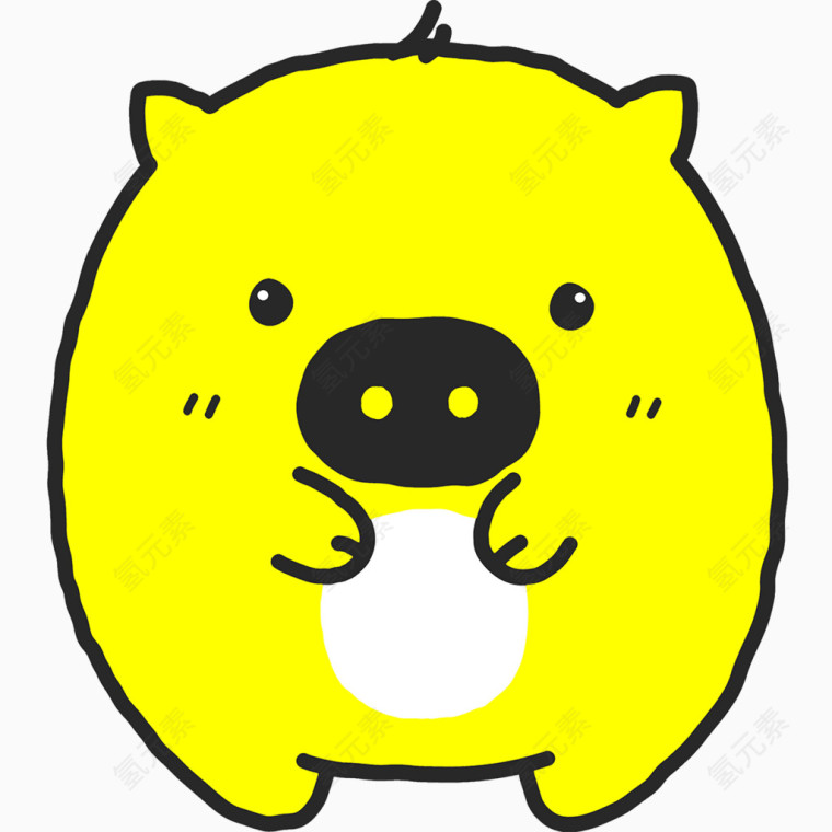黄色小猪