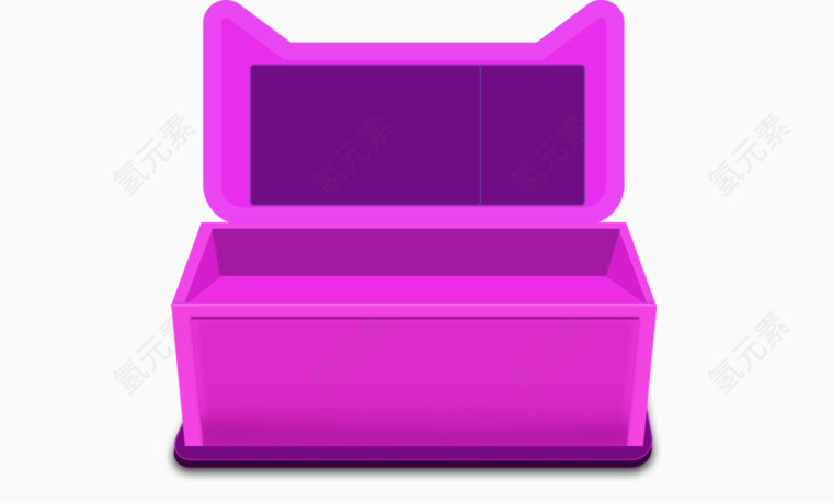 天猫紫色机器模型
