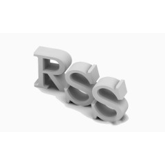 3D立体字母RSS