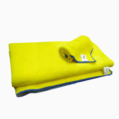 黄色加绒洗车毛巾