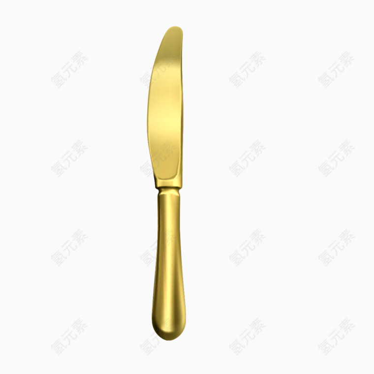 金色刀叉样式