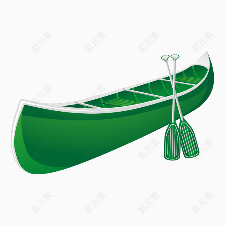 绿色小船