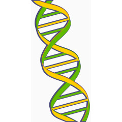 黄绿色化学分子DNA