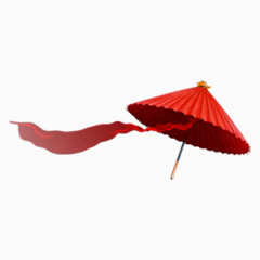 红伞丝带图