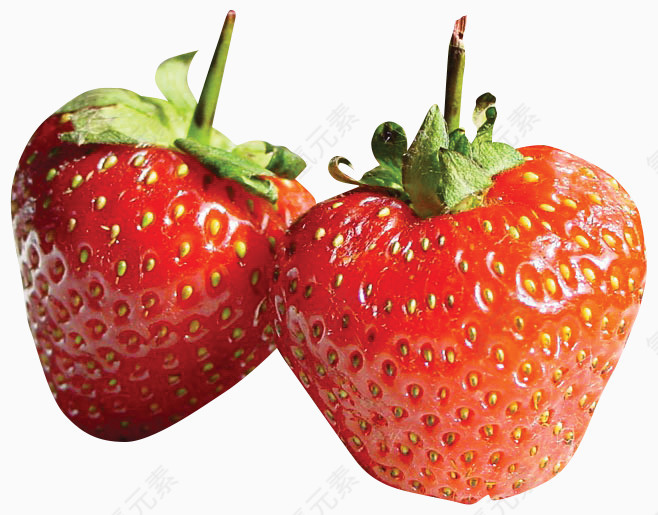 红色草莓果子