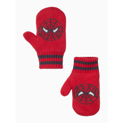 红色蜘蛛侠两指保暖手套