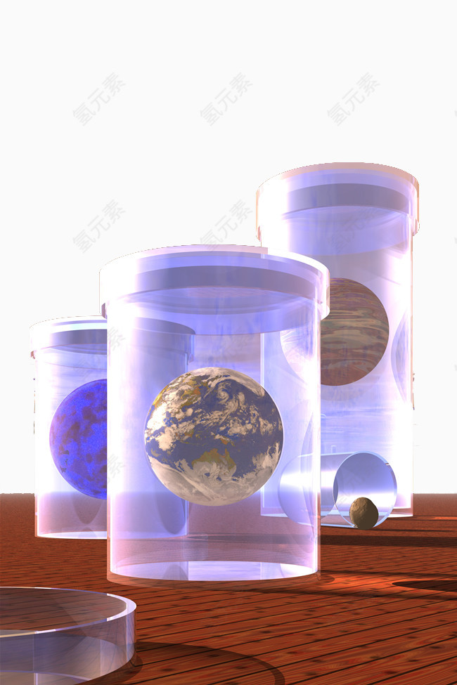 塑料杯里的星球