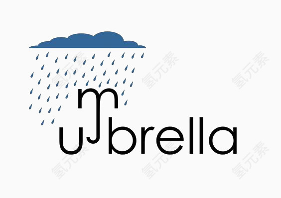 艺术英文字umbrella