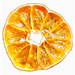 橙色风干橘子