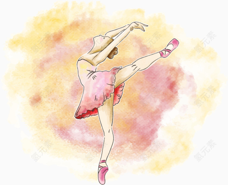 跳芭蕾舞的小女孩