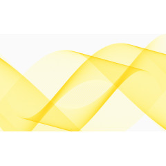 黄色大波浪科技条纹