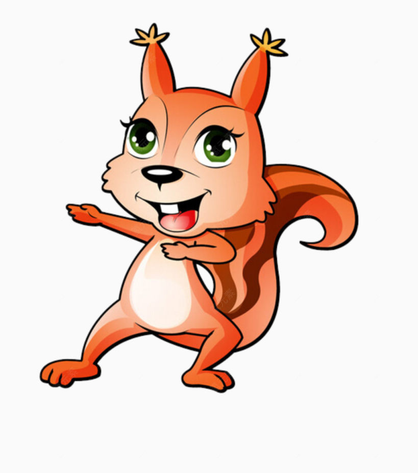 卡通动物狐狸矢量图下载
