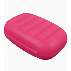 合起来的粉色肥皂盒