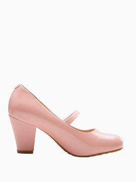 粉色皮鞋