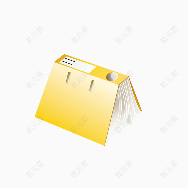 黄色文件夹