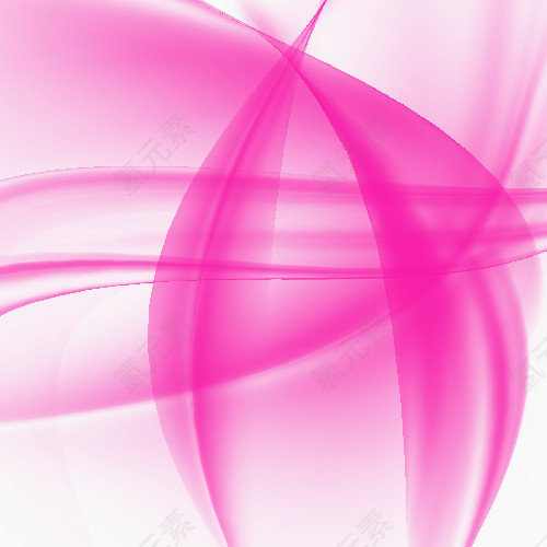 流线型 线性 环绕  粉色光芒