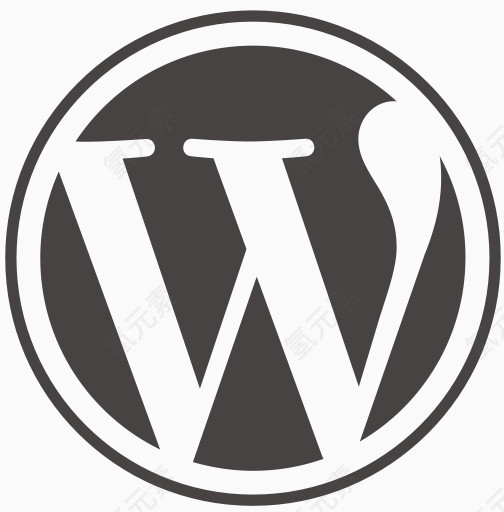 博客博客CMS标志WordPressWordPress的图标标志