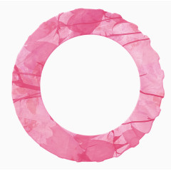 粉色圆环