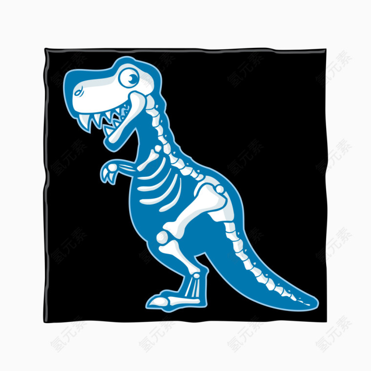 恐龙X光片