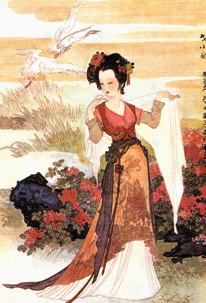 国画美女