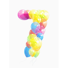 气球数字7