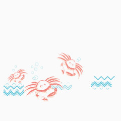 水印螃蟹
