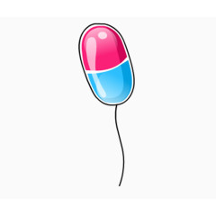 药形状漂浮的气球