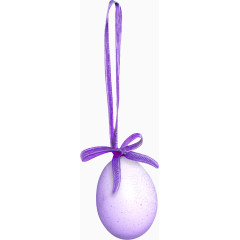紫色蝴蝶结花纹鸡蛋