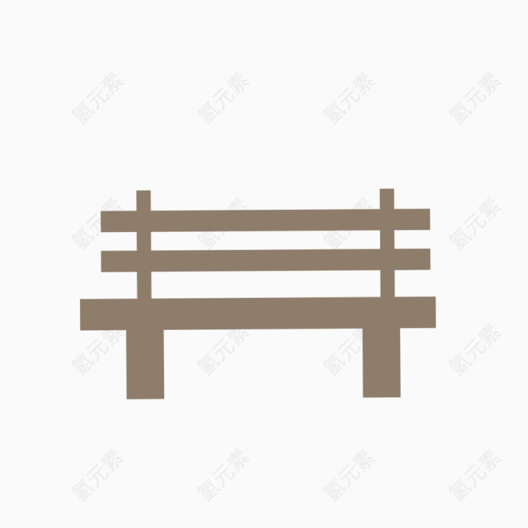 简易的木椅