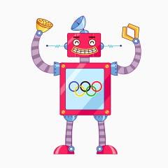 奥运五环机器人