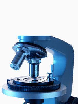 蓝色光学显微镜