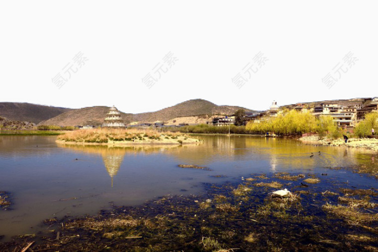 云南松赞林寺风景