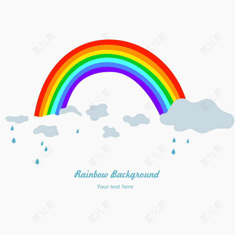 雨中的彩虹