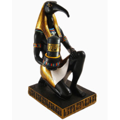 古埃及鹰头雕塑