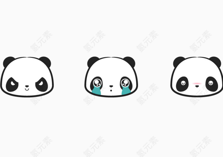 熊猫卖萌合集表情包