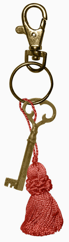 古铜色钥匙扣